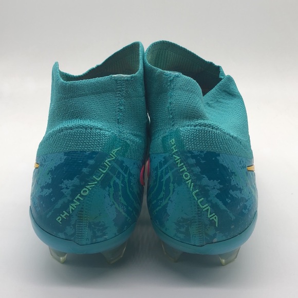 Men’s Phantom Luna II ELITE LV8 FG Green/Blue FJ2571-300 USED Sz 9.5 - Picture 4 of 12